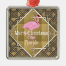 Search for florida christmas decor Santa flamingo