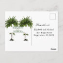 Search for tree wedding rsvp postcards Palm trees