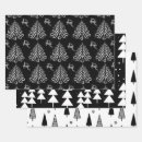 Search for evergreen wrapping paper White