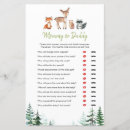 Search for forest baby shower games Woodland animals