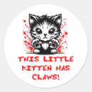 Search for cat claw stickers Feline