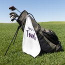 Search for purple golf towels Calligraphy