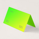 Search for bright lime business cards Eye catching
