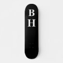 Search for black and white skateboards unique