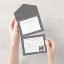 Search for gray wedding invitations Modern typography