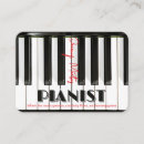 Search for keyboard player business cards Music teacher