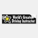 Search for instructor bumper stickers Cute