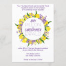 Search for lemon lavender invitations Yellow