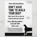 Search for boards flyers Dog walker