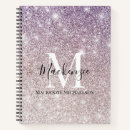 Search for name pink and purple glitter notebooks Trendy