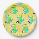 Search for t rex plates Green dinosaur
