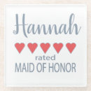 Search for maid of honour coasters Bridal shower