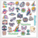 Search for colorful butterflies stickers Bright
