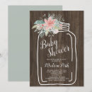 Search for wood baby shower invitations Green