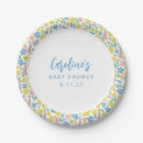 Search for floral baby shower plates Boho chic