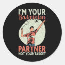 Search for funny badminton stickers I love badminton