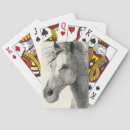 Search for black horse playing cards White