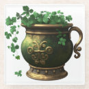 Search for shamrock coasters Green