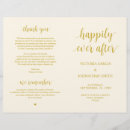 Search for reception wedding programs Gold