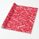 Search for language wrapping paper Red