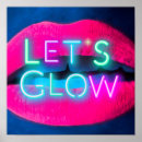 Search for glow in the dark posters Neon