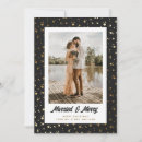 Search for christmas wedding announcement cards Newlyweds