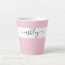 Search for plain pink mugs Trendy