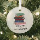Search for reading glasses christmas tree decorations Book lover