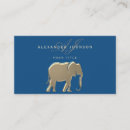 Search for elephant business cards Blue