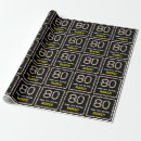 Search for 80th birthday wrapping paper Flowers