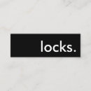 Search for lock business cards Keys
