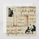 Search for classical music wedding invitations Vintage