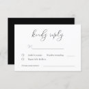 Search for black rsvp cards White