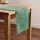 Search for green leaves table runners Gold