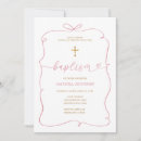 Search for watercolor christening invitations Modern