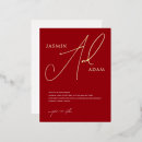 Search for red and gold wedding invitations Modern