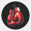 Search for red gloves stickers Boxing is life