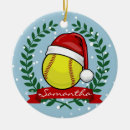 Search for cute softball christmas tree decorations Player