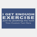 Search for exercising stickers Funny