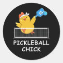 Search for sports chick stickers Pickleball