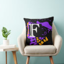 Search for letter f cushions Black and white