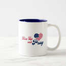Search for red and white flag mugs Heart