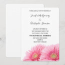 Search for gerbera daisy wedding invitations Pink