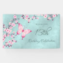Search for cherry blossom banners Butterfly