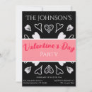 Search for valentines day seasonal invitations Black and white