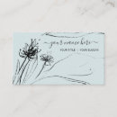 Search for flower business cards Botanical