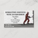 Search for demolition business cards Builder