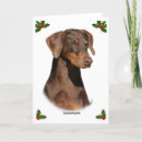 Search for doberman christmas cards Xmas
