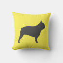 Search for dog silhouette cushions French bulldog