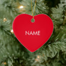 Search for simple heart christmas tree decorations Minimalist